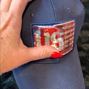 Wembley sequin changing logo ball cap